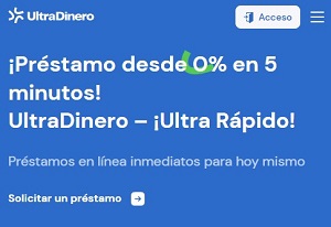 UltraDinero - Préstamos personales en línea urgentes y confiables en México