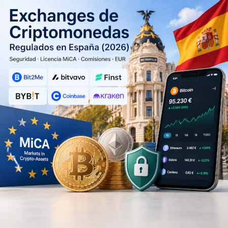 Exchanges de Criptomonedas Regulados en España 2026: MiCA y Comisiones