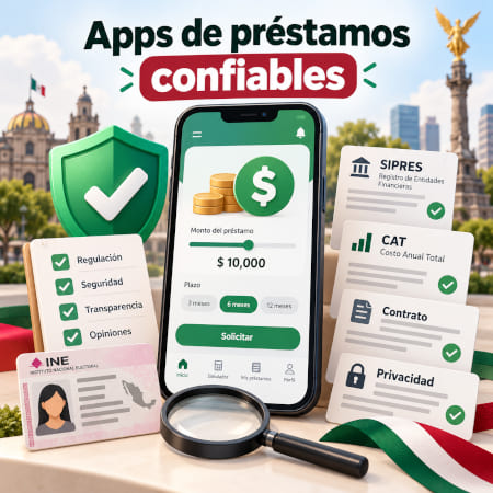 Apps de préstamos confiables en México: cómo verificar una financiera